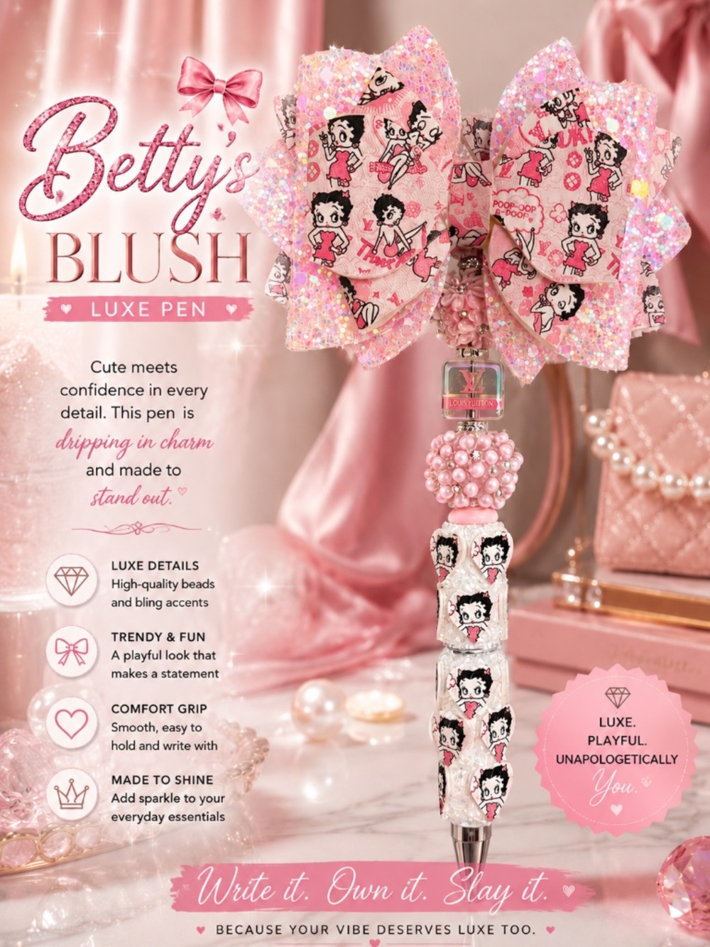 Betty Blush Luxe Pen